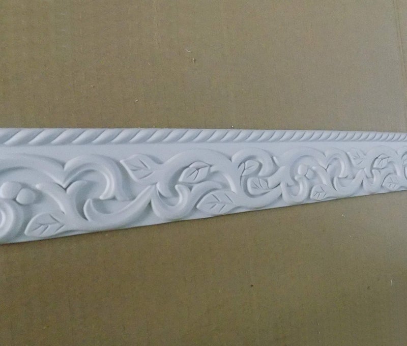 zhangbl Ceiling Wall Molding Trim Flexible Crown Zhangbl Home Decorate 2.68"(6.8cm) W x 0.28"(0.7cm) x 115" L - Image 2